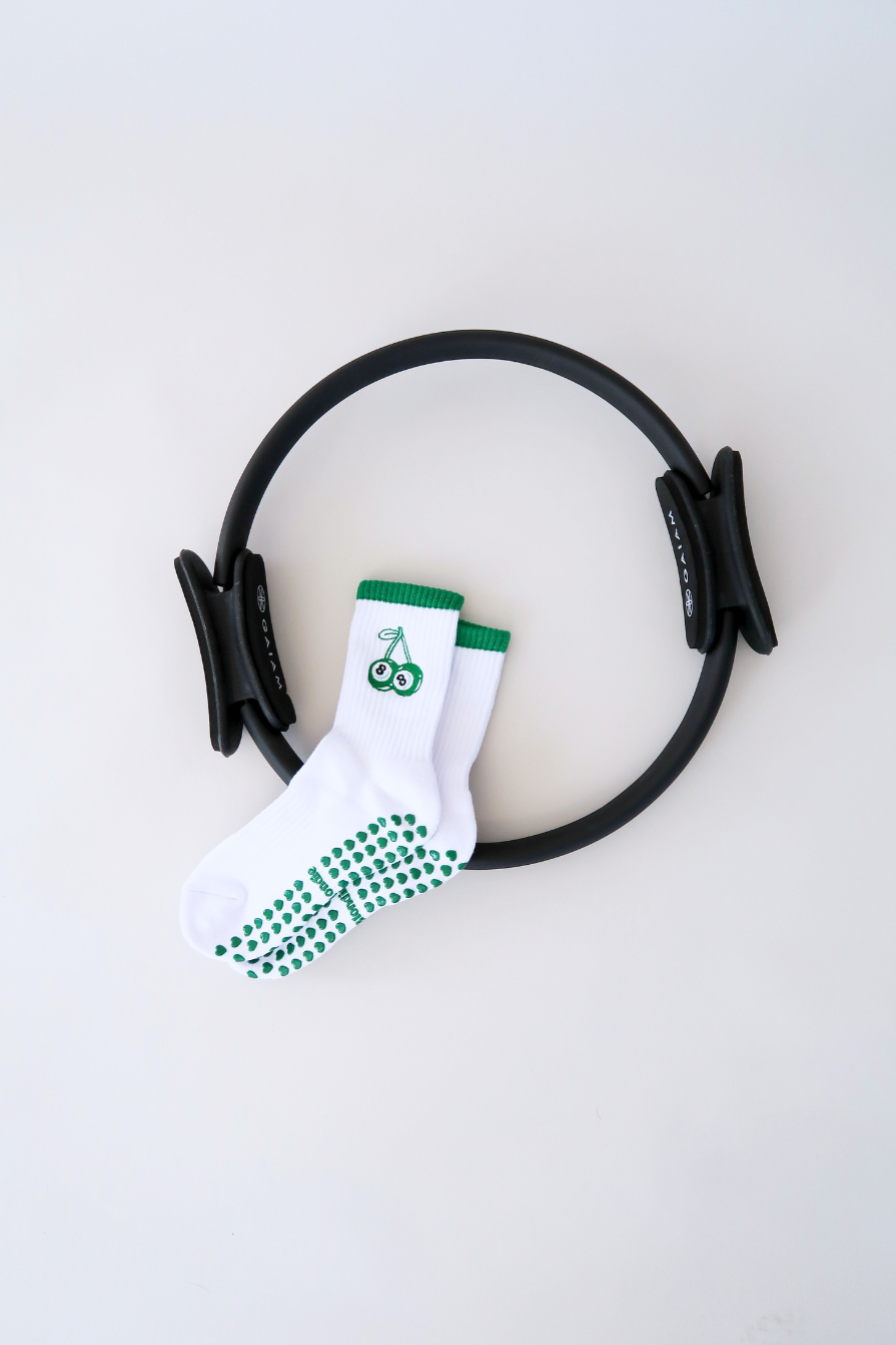 Cherry Lucky Crew Sock